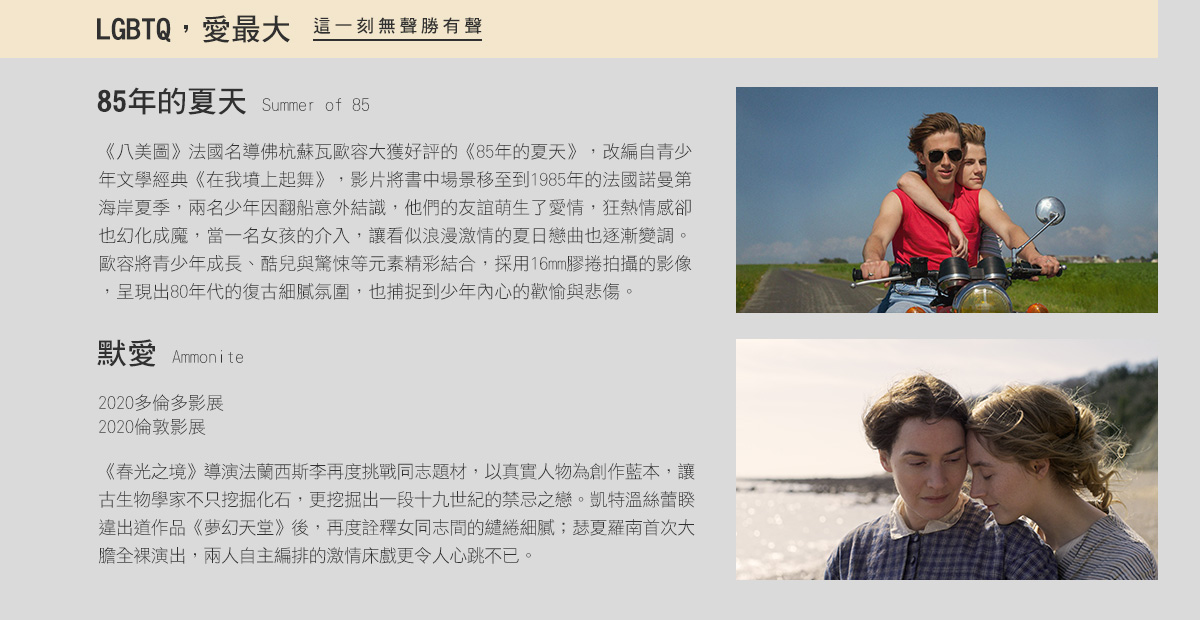 85年的夏天Summer of 85,默愛Ammonite