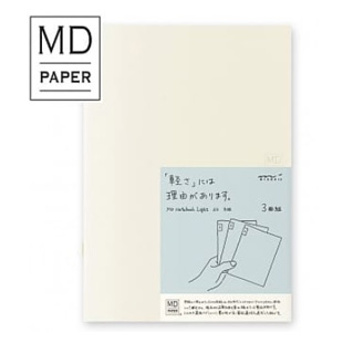 MD Notebook輕量A5方格3冊