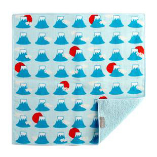 日本今治製有機優質純綿方巾 / 富士山