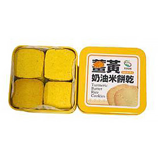 薑黃奶油米餅乾(200g)｜部落e購
                  